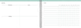 Life planner A5 week green ambitions 2022 Mayland