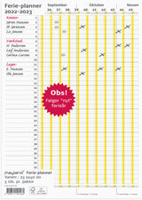 Ferie planner 2022/2023 100 x 20 cm Mayland