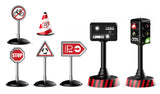 Rc lastbil med trailer og skilte