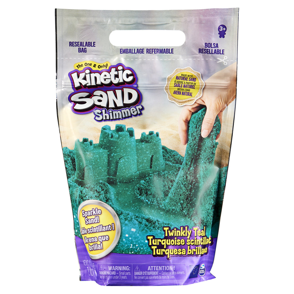 Kinetic Sand Glitter blågrøn