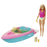 Barbie dukke og båd