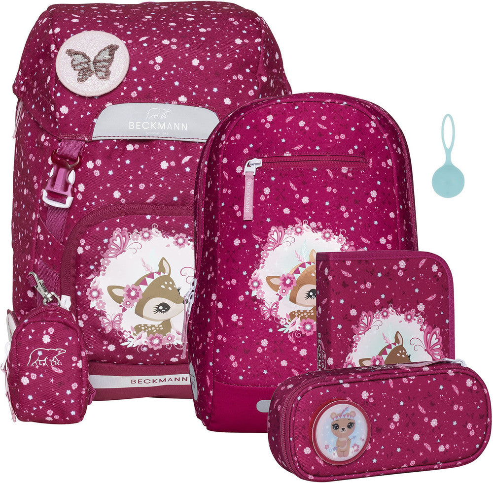 Skoletaske sæt Beckmann classic forest deer 22 liter