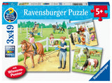 Puslespil A day at the stables 3x49 brikker