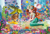 Puslespil Mermaid Tea Party 2x24 brikker
