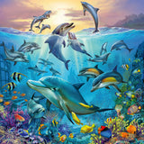 Puslespil Ocean Life 3x49 brikker
