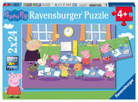 Puslespil Peppa Pig 2x24 brikker