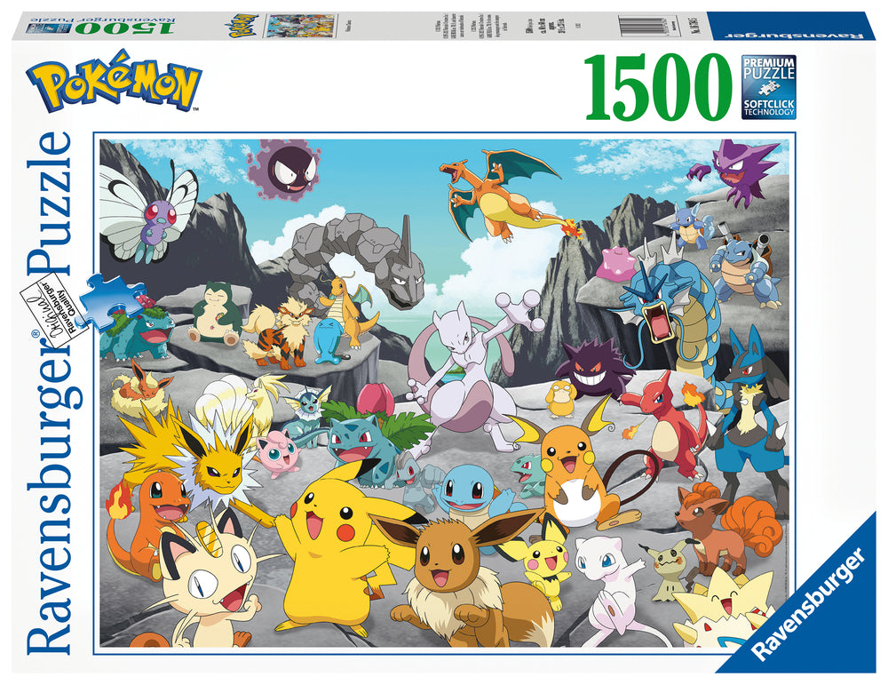 Puslespil Pokémon Classics 1500 brikker