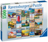 Puslespil Coastal Collage 1500 brikker
