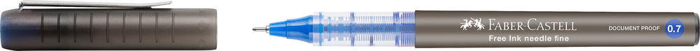 Roller Faber-Castell free ink needle 0,7 blå