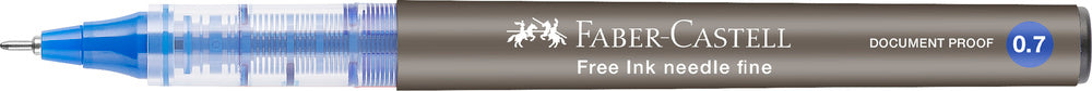 Roller Faber-Castell free ink needle 0,7 blå