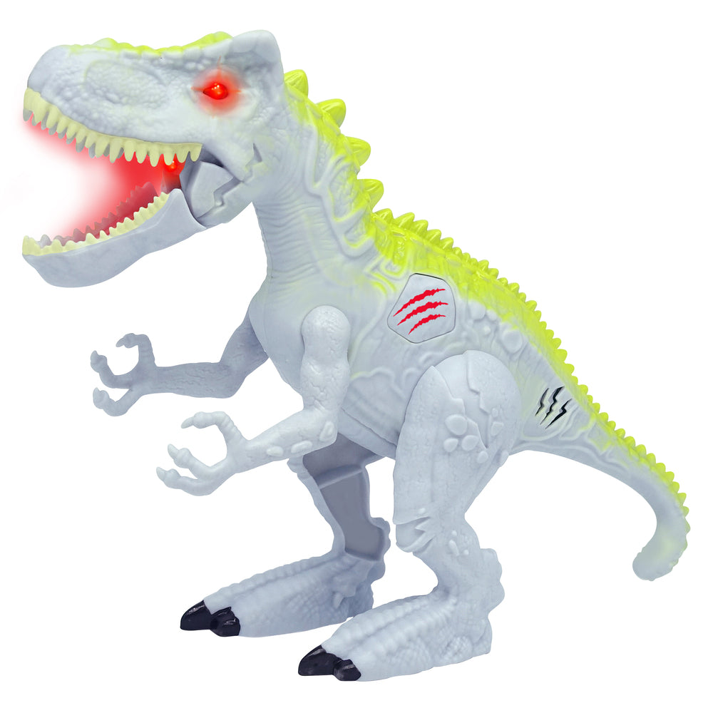 Dinosaur med lys og lyd asst