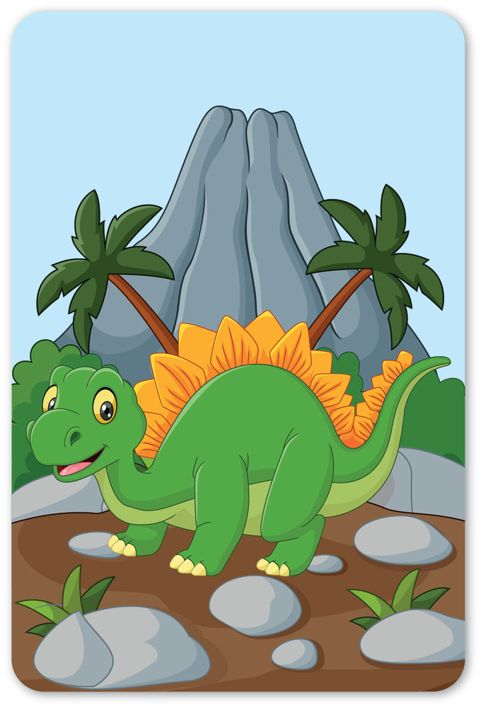 Diamond Art dinosaur/vulkan 10 x 15 cm