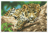 Diamond Art lærred gepard 30 x 20 cm