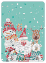 Diamond Art julevenner 13 x 18 cm