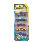 Metal Machines biler 5-pak asst