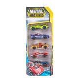 Metal Machines biler 5-pak asst