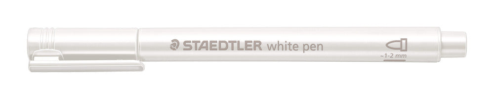 Marker Staedtler hvid metallic