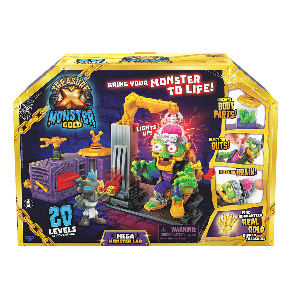 Treasure X mega monster lab playset