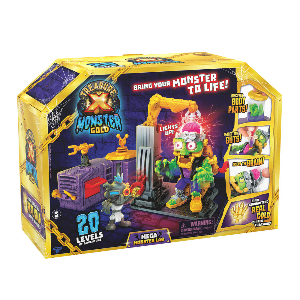Treasure X mega monster lab playset