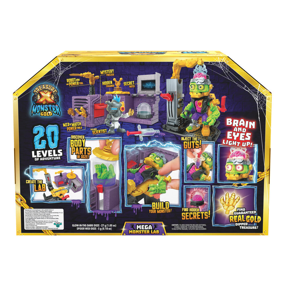 Treasure X mega monster lab playset
