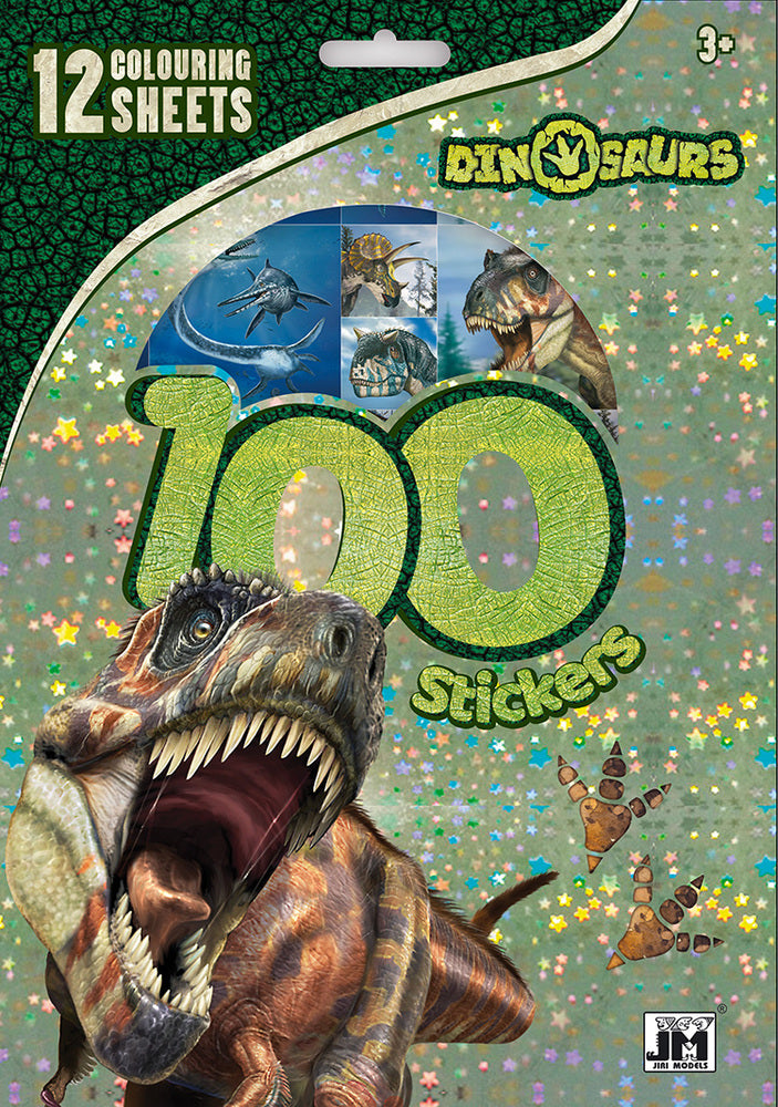 Aktivitets-sæt med dinosaurer