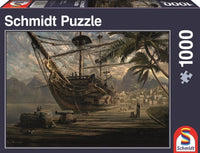 Puslespil Ship at ancor 1000 brikker