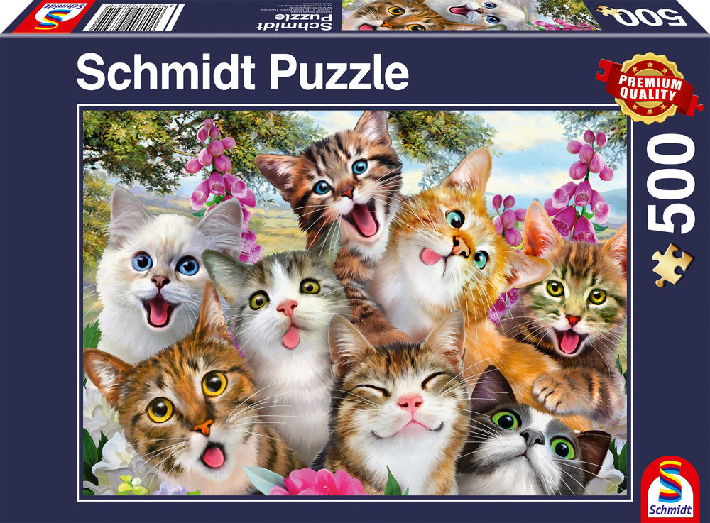 Puslespil Cat Selfie 500 brikker