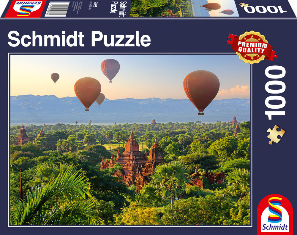 Puslespil Hot air balloons 1000 brikker