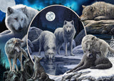 Puslespil Magnificent wolves 1000 brikker