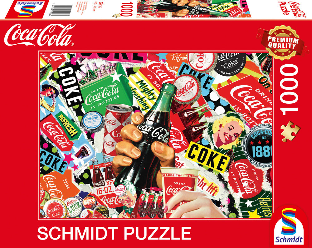 Puslespil Coca Cola Coke it is 1000 brikker