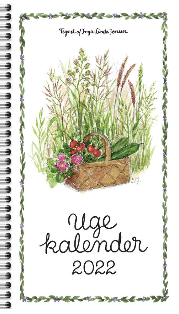 Ugekalenderbogen 9,5 X 17 2022