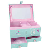Smykkeskrin Fantasy m/kode & musik pink