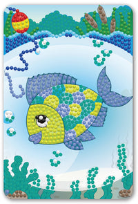 Diamond Art Fisk 10 x 15 cm