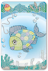 Diamond Art Fisk 10 x 15 cm