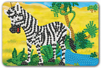 Diamond Art Zebra 10 x 15 cm
