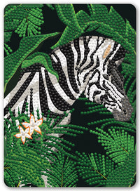 Diamond Art Zebra/blade 13 x 18 cm