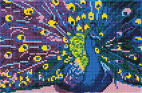 Diamond Art Påfugl 20 x 30 cm