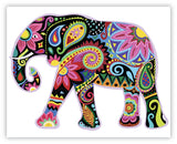 Diamond Art Elefant Grafisk 40 x 50 cm