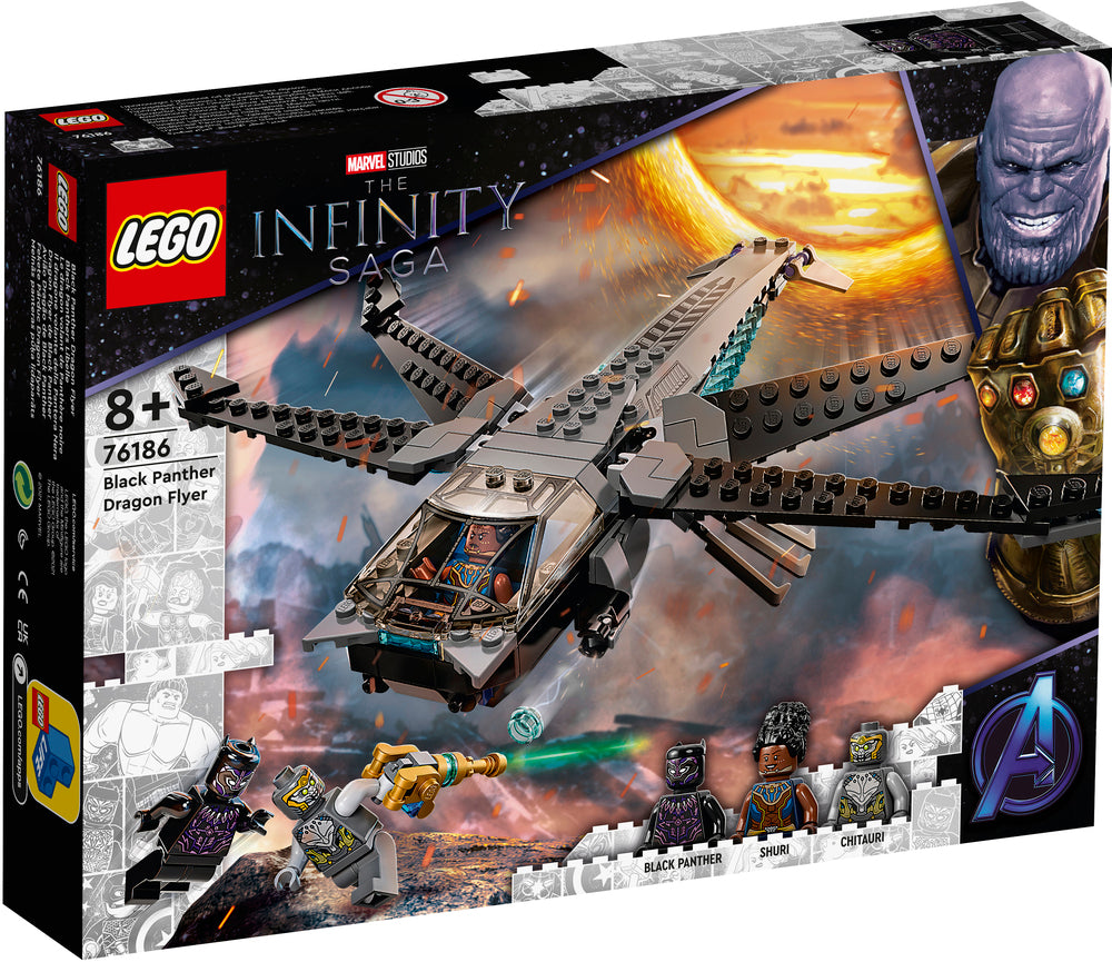 76186 LEGO Super Heroes Black Panthers drageflyver