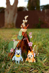 Bluey, 4 pk. Figurer, Bluey familien