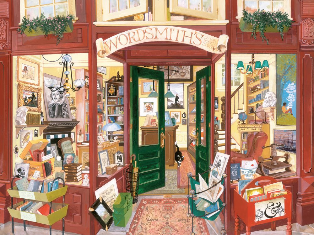 Puslespil Wordsmith's bookshop 1500 brikker