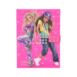 Dagbog TOPModel m/kode & musik pink