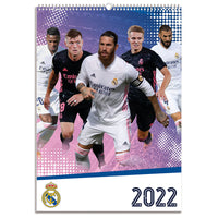 Vægkalender 2022 Real Madrid