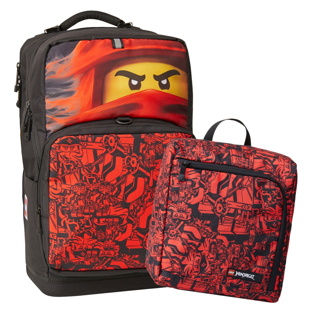 Skoletaske LEGO® Mortensen Maxi Plus Ninjago Rød 23L