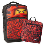 Skoletaske LEGO® Mortensen Maxi Plus Ninjago Rød 23L