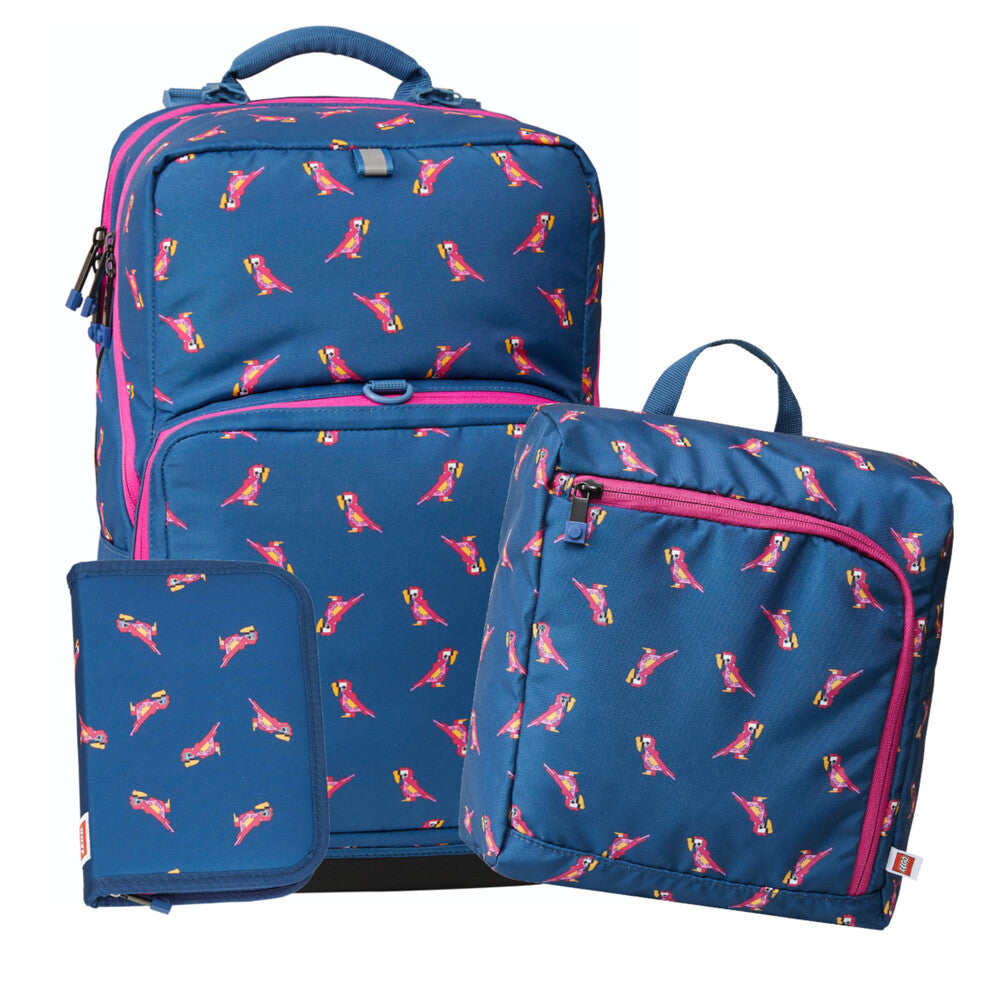Skoletaske LEGO® Mortensen Maxi Plus Parrot 3 dele 23L