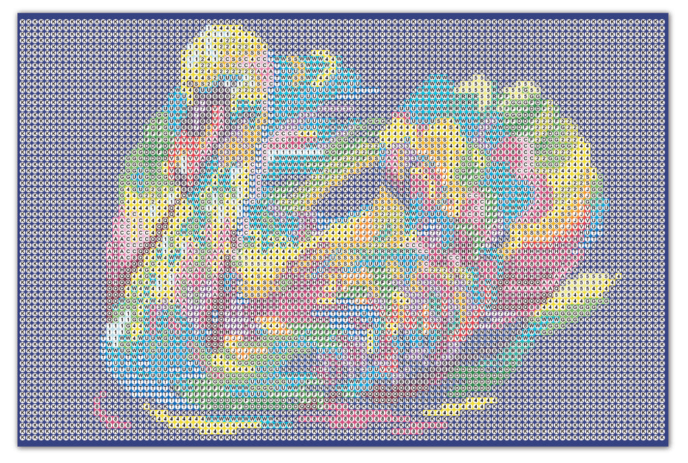 Diamond Art svane farverig 20 x 30 cm