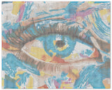Diamond Art øje grafisk farverig  40 x 50 cm