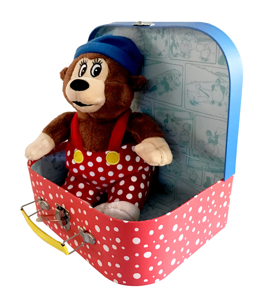 Rasmus Klump kuffert og bamse - X