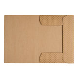 Elastikmappe A4 kraft m/guld foil prikker